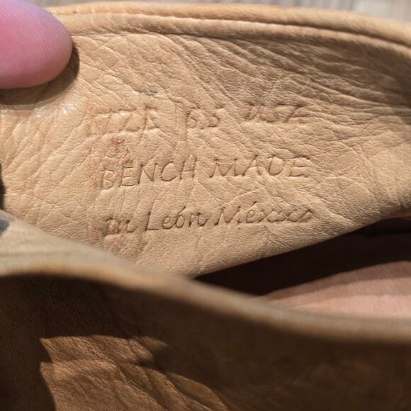 Anthropologie Holding Horses Distressed Leather Ankle Boots Sz 6.5M - Picture 6 of 7